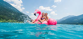 Campen direkt am Wasser